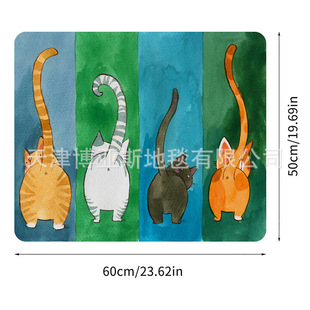 Cross-border Diatom Mud Mat Elephant Wear-resistant Mat Bathroom Absorbent Foot Mat Non-slip Quick-drying Mat Entrance Door Mat
