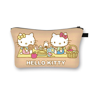 Новая косметичка с принтом Hellokitty детская Студенческая милая сумка для стирки большая емкость сумка для хранения оптом Горячая