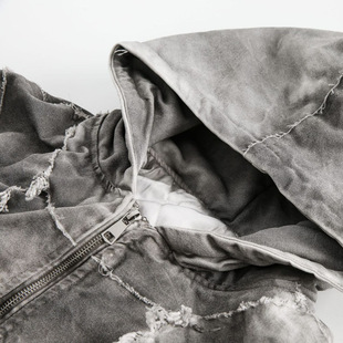 GUO WEAR, старая рабочая куртка в стиле пустыни, национальный тренд, для мужчин и женщин, зимняя хлопковая повседневная и универсальная куртка