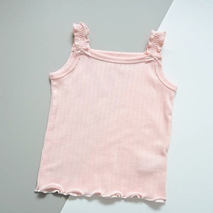 100 cotton girls small sling children's vest wear summer thin base baby vest children's clothing wholesale