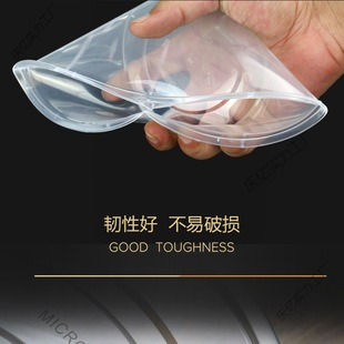Round 1000 Disposable Packing Fast Food Box Thickened Transparent Plastic Soup Bowl Packing Take-away Camping Lunch