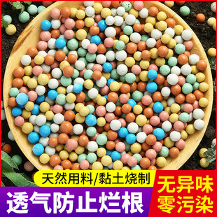 Color Ceramsite Granular Flower Backing Flower Paving Breathable Flower Cultivation Hydroponic Potted Paving Stone Fleshy Nutrition
