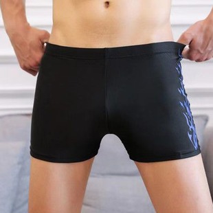 Men's swimming trunks hot spring boxer fashion flame loose anti-embarrassment plus size shorts manufacturers wholesale