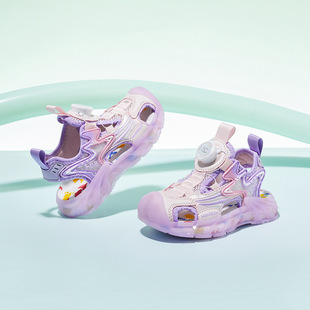 HOBIBEAR children's shoes new summer rotating buckle children's sandals boys and girls baotou beach shoes manufacturers on behalf of hair