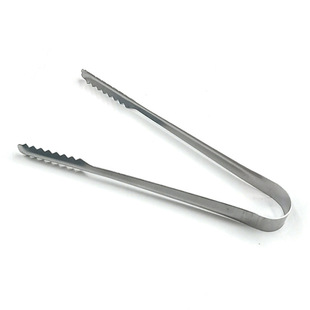 Stainless steel ice clip ice particle clip bar ktv ice clip food clip mini ice bucket cube sugar clip