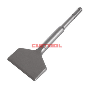 Wholesale curved flat chisel round handle four pit shovel wall brick construction decoration ground cleaning cross-border electric hammer electric pick steel chisel