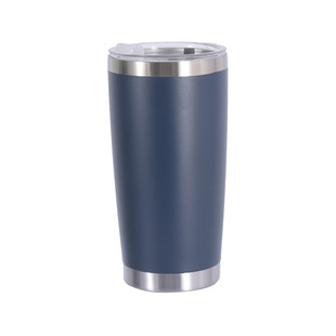 Cross-border hot sale 304 stainless steel vacuum insulation cold insulation simple portable 20oz car cup