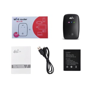 Cross-border wholesale 4G wireless router with SIM card to WIFI car portable LTE router hotspot MIFI