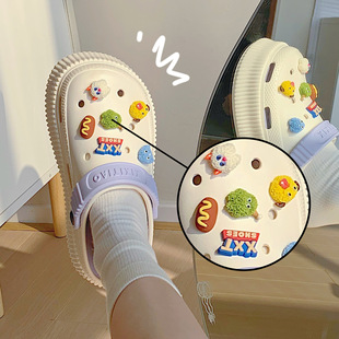Funny and Cute Monster Shoe Accessories ins Girly Heart Accessories Hole Shoe Decorations Shoe Buckle Buckle