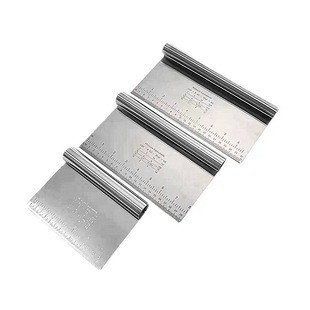 Stainless steel scraper with scale dough scraping rice rolls scraper noodle cutter manual oil scraping plate single-sided steamed bread cutting tool