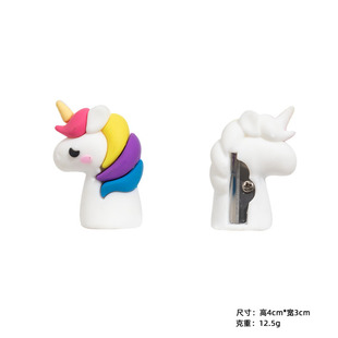 Cute creative cartoon pencil sharpener Student Manual dinosaur pencil sharpener pvc flexible glue stainless steel pencil sharpener in stock
