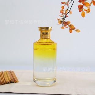 Factory crystal white glass wine bottle one catty empty bottle sealed cap in stock gift box suit wholesale home brewing bottle