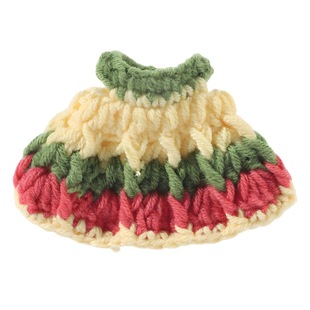 New Doll Clothes Handmade Knitted dress Dog Clothes Plush Doll Doll Creative Wear Dress Accessories