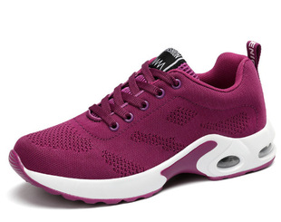 Cross-border Hot Sale Spring New Misty Netfly Weaving Women's Shoes Korean-style All-match Comfortable Casual Shoes Women's plus size sneaker