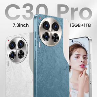 Взрывной трансграничный мобильный телефон C30 Pro смартфон 16 1T внешняя торговля смартфон завод прямой волос (взрывная модель)