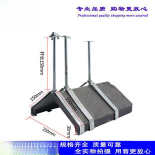 Ridge Tile Lightning Protection Card Lightning Protection Belt Fixed Adjusting Bracket Tile Type Lightning Protection Clamp Galvanized Lightning Protection Clamp Adjustable