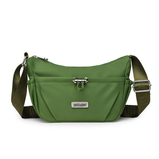 New Shoulder Bag Fashion Women's Shopping Crossbody Bag Lightweight Waterproof Nylon Cloth Bag All-match Girl's Casual Backpack