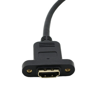 HDMI от женщины к женщине с удлинительной линией уха Удлинительная линия HDMI с отверстием для винта для фиксации линии HD от женщины к женщине