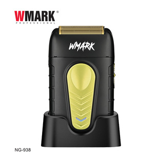 WMARK новый стиль нержавеющая сталь травление титана два ножа сетка лезвие бритва электрический мужской бритва NG-938