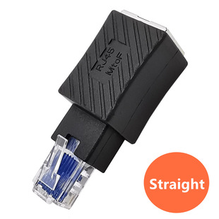 Адаптер сетевого кабеля RJ45 100 м Удлинительная головка сети RJ45 Локоть переходник между мужчинами и женщинами RJ45 между мужчинами и женщинами