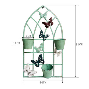 Fake Window Decorative Wall Home Artificial Wooden American Style Nordic Style Retro Internet Celebrating Iron Art