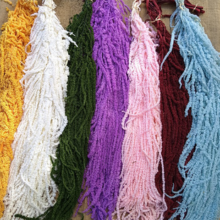 Eternal Life Hanging Rice Eternal Flower Lover Tears Tassel Net Red Dried Flower European and American Fashion Personality Wedding Decoration Factory Straight Hair