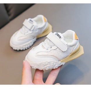 Baby Sneakers Spring and Autumn Boys Baby Soft Sole Toddler Shoes Children's Non-slip All-match Women's Shoes Forrest Gump Shoes