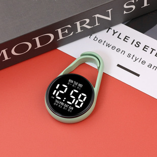 New in stock LED Electronic Hanging Watch H3 Luminous Digital Backpack Keychain Pendant Student General Electronic Hanging Watch