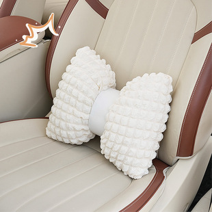Car Headrest Neck Pillow Lumbar Pouffe Car Seat Breathable Comfortable Pillow Internet Celebrity Car Interior Supplies