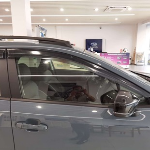 Подходит для Subaru Asahi Leopard CROSSTREK дождевая блокировка дождевой брови декоративная модификация дождевой крышки черный самурай версия