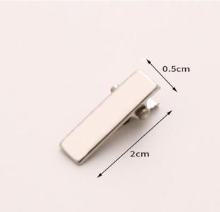 Factory Direct 2 см ~ 7,5 прямоугольный зажим DIY ювелирные изделия головной убор аксессуары материал утка зажим для счета шпилька для волос оптом