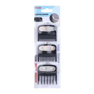 Cross-border supply color clipper limit comb 3-piece set of oil head positioning comb hair clipper positioning oil head push caliper
