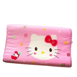 Cross-border cartoon children latex pillow kindergarten children nap pillow summer sweat-absorbent breathable baby pillow wholesale