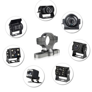 Rotating aluminum alloy truck left and right side view camera side mount bracket motorcycle spotlight fish tank fixing frame