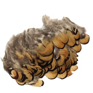 Factory direct sale of yellow small feather dioxin feather decoration accessories