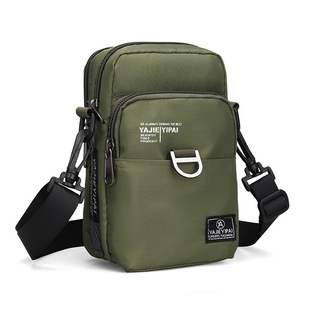Small shoulder bag new men's shoulder bag crossbody men's bag mobile phone bag lightweight leisure sports bag multi-purpose waist bag