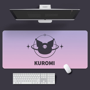Куломи коврик для мыши негабаритный компьютер клавиатура мультфильм блокнот