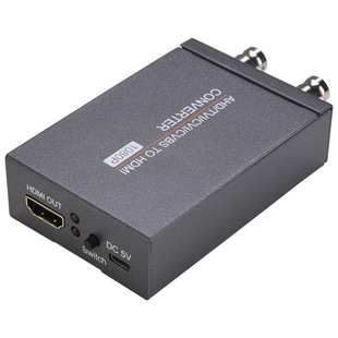 AHD/TVI/CVI/CVBS в HDMI Коаксиальный преобразователь сигнала камеры с кольцом из 1080P