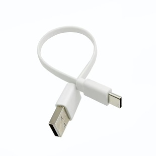USB плоский провод typec зарядный провод черный 10cm краткосрочный TC быстрая зарядка лапша TYPEC удлинительная головка 20cm данных