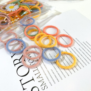 Children Do Not Harm Hair Tie Rubber Tendon Hair Accessories Girls' Hair Rope Hair Rod Baby Baby Leather Ring Little Girl Headwear