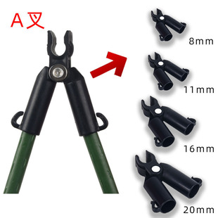 Plastic-coated steel pipe rattan rack accessories bracket pillar connecting pipe AB fork universal buckle cross buckle fixed spring buckle