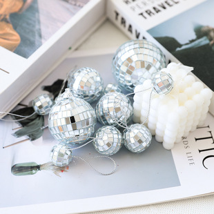 Christmas decorations glass ball Christmas tree pendant colorful Christmas ball 3CM/4CM/6CMU glitter ball