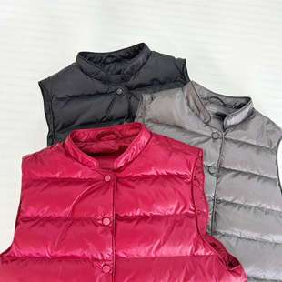 Quality! 90 White Duck Down ~ Winter Warm Lightweight Down Jacket Vest Women's Casual Lightweight Down Vest