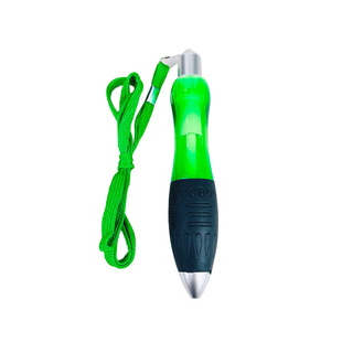 in stock wholesale 6 color lanyard push thick weighted ballpoint pen with rope multi-color small fat pen multi-function lanyard pen
