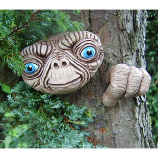 ET alien resin pendant ornaments garden ornaments decoration alien Wall pendant resin garden decoration