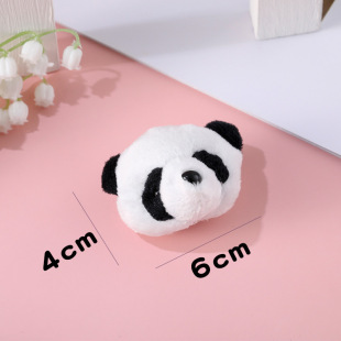 Cute Panda Snap Ring Bracelet for Women Plush Cartoon Snap Ring Kidsren's Doll Wrist Strap Bicycle Accessories Trendy
