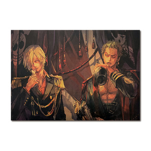 [A2252] Hi thief King 125 nostalgic retro Kraft paper poster indoor Bar Cafe