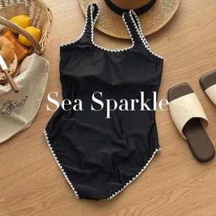 [Sea Sparkle] маленькие ароматы ins высокого уровня вышивка крючком Корейский праздник купальник горячий источник пляж бесконечный бассейн