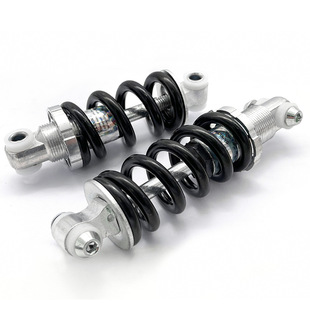 Bicycle rear spring shock absorber mountain bike shock absorber compressor bicycle soft tail folding bike spring shock absorber