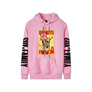 Japanese hot-selling Wei with hat pullover animation printing casual men's and women's hooded vests a generation of spy over the home